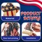 4 Pcs Veterans Day Patriotic Tiered Tray Decor Veterans wooden Tabletop Decorations Farmhouse Stars Centerpiece Wood Signs Lady Liberty Signs Standing Blocks Red White Blue(Flag)